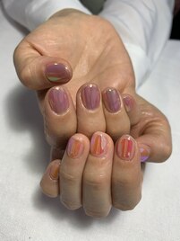 チグハグうるうるネイル