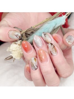 アンドネイルアンドビューティー(&NAIL and Beauty)/天然石アートが定額？！