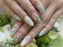 ネイルサロン ドレス(Nail Salon Dress)/【高】シェルとうろこネイル