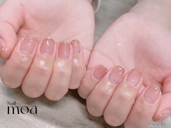 モア(moa)/ミラー ピンク フレンチ