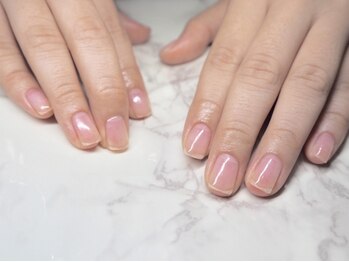 ネイルアトリエ ポボン(nail atelier POBON)の写真/【自爪育成コース】深爪が直らない…恥ずかしくて人には相談しづらいという方に◎爪のトラブルを改善☆