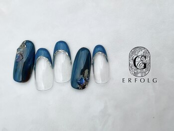 エアフォルク 銀座(ERFOLG)/濃いめブルー×フレンチ♪