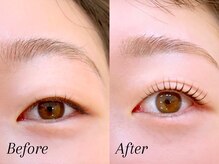 ミーナ 鍋島店(mina)/アイブロウWAX＋まつ毛パーマ上