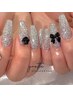 【nail】長さだし　オフ＋長さだしワンカラー￥8500