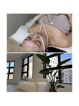 39 beauty salon.横浜関内【WAX脱毛/メンズ眉毛/水素吸入しながら】の写真/【4/1関内・馬車道 NEW OPEN★】開放感のあるこだわりの店内 ◇ WAX脱毛×水素吸入で内側からも綺麗に♪