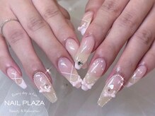 ネイルプラザ 河原町OPA店(NAIL PLAZA)/バレエコアネイル