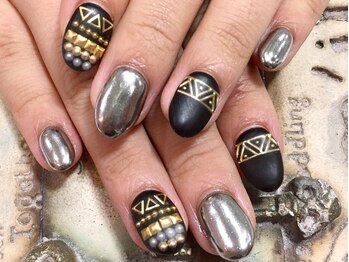 ネイルサロン ティディ(TIDY)/ミラーネイル