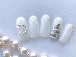 クリスマス☆パールリース