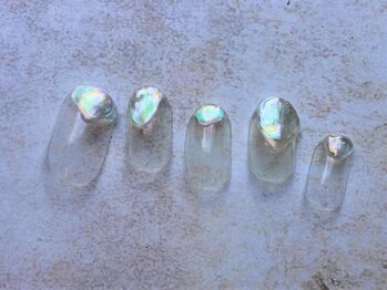 シープラスエー(C+A)/オーロラ水滴ネイルDesign