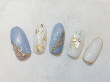 グラマーネイル(Glamor nail)/マグネット×シェル 