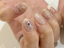 アイネイルズ 渋谷店(I nails)/【Karin.m】落書きオーロラ
