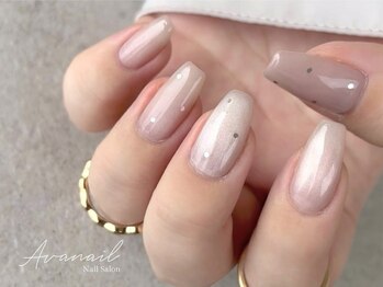 アバネイル 名駅店(AVA NAIL)の写真/【地下鉄名古屋駅徒歩3分】大人女性やシンプルでも上品な指先で好印象♪お仕事帰りも時短オシャレが叶う！