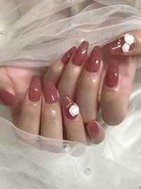 ちゅるんカラー+バラパーツ