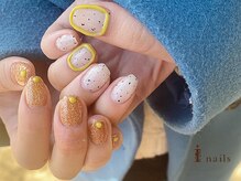 アイネイルズ 渋谷店(I nails)/ちぐはぐニュアンス￥9980[渋谷]
