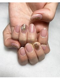 ワンポイントアートネイル