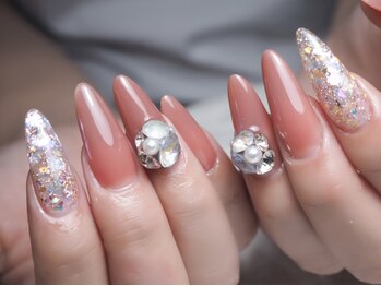 パズルリングネイル(Puzzle.ring Nail)の写真/美フォルム×強度×持ち◎ アクリルスカルプで叶える極上ネイル