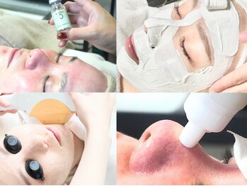 ビズビズ 天王寺店(bisebise)の写真/ちゅるん透明肌staffが毎月する施術WiQoマッサージピール+フォト光フェイシャル+ハイドラ毛穴洗浄￥13000