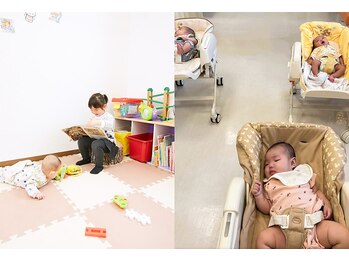 きずな鍼灸整骨院 光の森院の写真/ママも安心！お子様と一緒に通える整骨院！【キッズルーム/ベビーベット/おむつ替え台/授乳スペース】