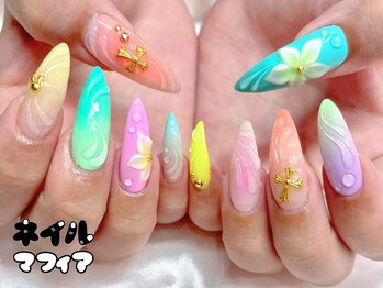 ネイルマフィア 池袋店(NAIL MAFIA)の写真/技術×施術の速さに自信あり!持ち込みデザインも大歓迎♪イベント/ライブ/ブライダルにも☆