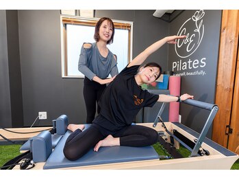 シーアンドイー 新松戸店(C&E)の写真/【完全マンツーマン】マシンピラティスで骨格から整える♪自分史上最高のしなやか美ボディへ導きます