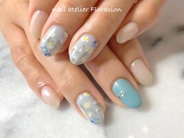 贅沢アートの褒められネイル52