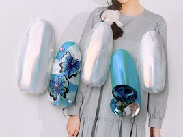 ちょうちょネイル♪￥6980