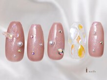 アイネイルズ 吉祥寺店(I nails)/キラキラバタフライ