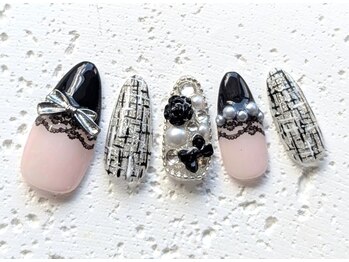 ジュネル/ガーリー埋め尽くしネイル