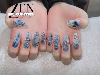 ゼン ネイル デザイン 池袋(ZEN NAIL DESIGN)/* 長 さだしやり放題×つけ放題