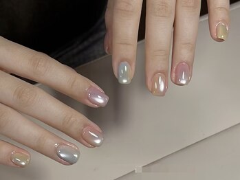 Best Nail 銀座店【ワンホンネイル・スカルプ・パラジェル・上品ジェルネイル】/ベースグラデーションちゅるん感
