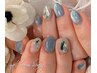 【ハンド】オフケア込み!マグネットワンカラー&ストーン4本付き♪¥7100