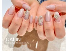 ピンク×ボタニカルフラワー