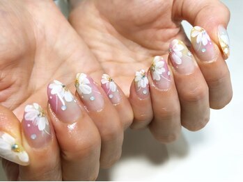 エチカネイル(ethica nail)/フラワーネイル