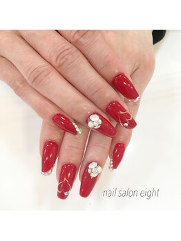 ワンカラーでできるアートネイル