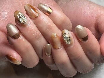 ネイル アンド ボディジュエリー リッチスタイル(Nail&Body Jewely Rich style)/ニュアンスネイル