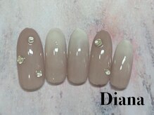 ディアナ ひたちなか高場店(DIANA)/定額ネイル　7700円　A-153
