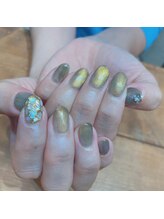 アトリエ ツメ(atelier TsuMe)/マグネットネイル/夏ネイル