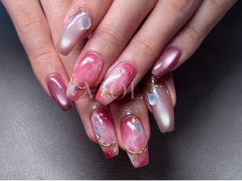 ヴィオラ(VIOLA)/定額ネイル/秋ネイル