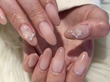 シェルネイル(SHELL NAIL)/グラデデザイン/staff:Yuzuha