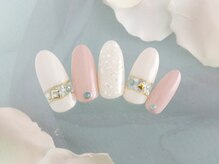 シューズネイルプロデュース/シェル×ストーンデザイン