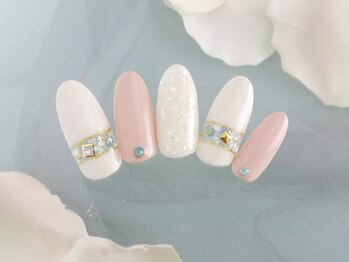 シューズネイルプロデュース/シェル×ストーンデザイン