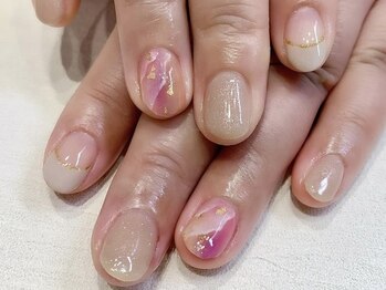 ウカ ひばりが丘(UKA)/大理石ネイル