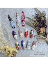 エミニーバイディーアール(EMINY by DR)/成人式、和柄ネイル