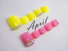 エイプリルプラス(April plus)/FOOT　ストーンアート