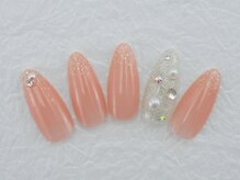 モウ(mow)/コーラルピンク/キラキラ