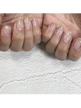 エンリリー(enlily)/ステンドグラス風ネイル