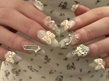 アイ ネイルズ 天神店(I nails)/ゴテゴテガーリー　¥6500~