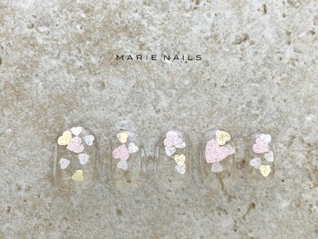 マリーネイルズ 心斎橋店(MARIE NAILS)/新規様/7700 ハート 0212c
