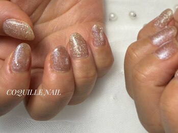 シェルネイル(COQUILLE NAIL)/【ハンド】持ち込みネイル