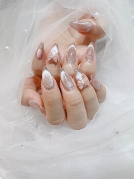 ラビットネイル 大阪なんば店(Rabbit Nail)/マグネットフレンチ♪